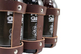 Leather Bicycle Six Pack Caddy