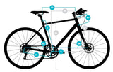 Opus Orpheo 3 Hybrid Bicycle Geometry